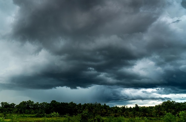 ciel d&#39;orage ciel nuages ​​de pluie