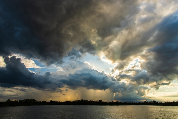 ciel d&#39;orage ciel nuages ​​de pluie