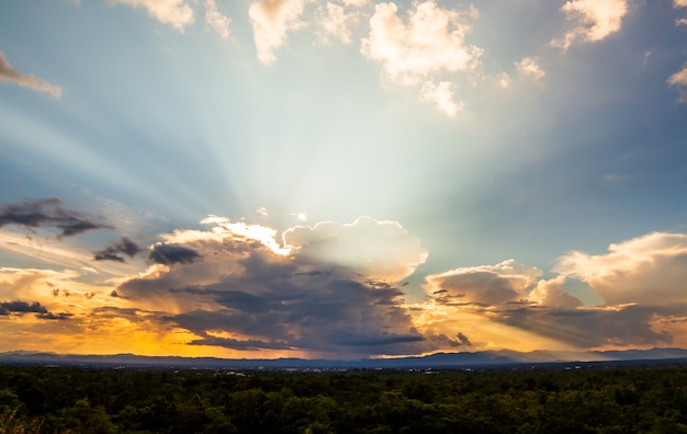 Ciel d&#39;orage ciel nuages ​​de pluie