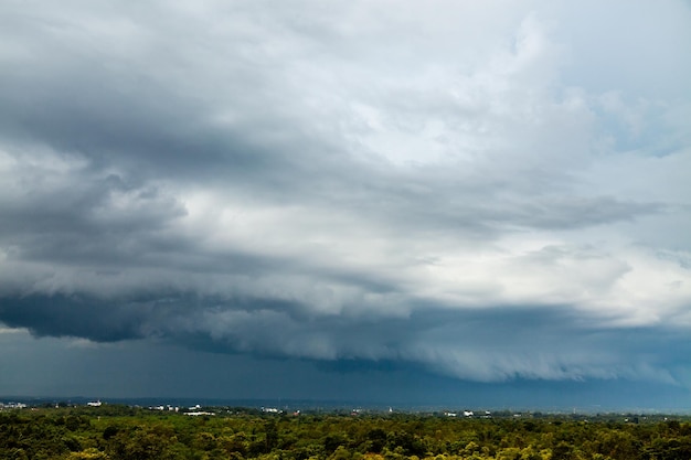 ciel d&#39;orage ciel nuages ​​de pluie