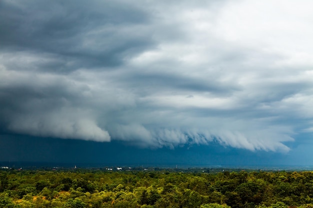 ciel d&#39;orage ciel nuages ​​de pluie