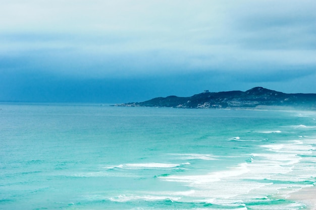 Ciel de paysage de mer et eau de l'océan