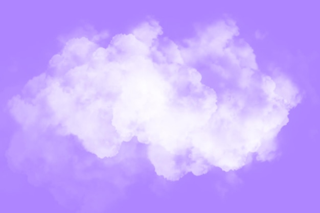 Ciel violet et fond de nuage blanc