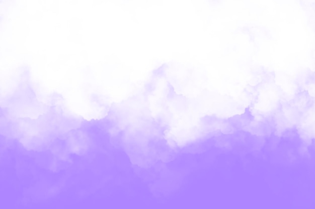 Ciel violet et fond de nuage blanc