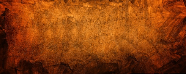 Ciment de texture grunge jaune et orange horizontal ou bannière de mur en béton, fond blanc