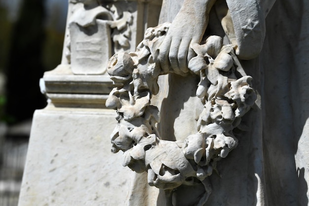 Cimetière anglais à Florence magnifiques statues