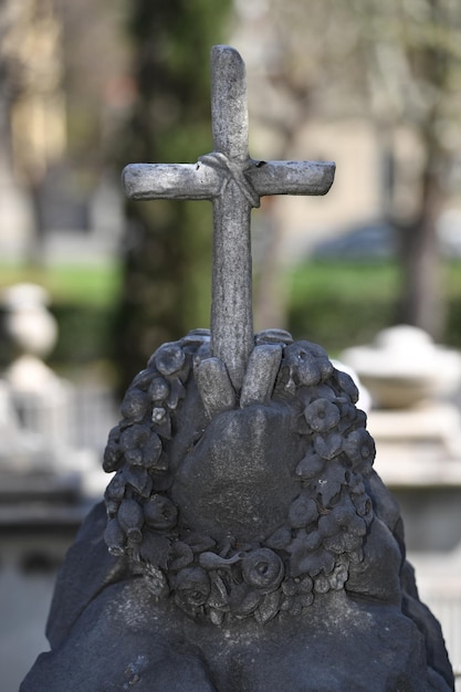 Cimetière anglais à Florence magnifiques statues