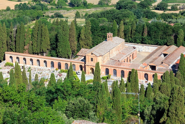 Cimetière de Montepulciano Toscane Italie