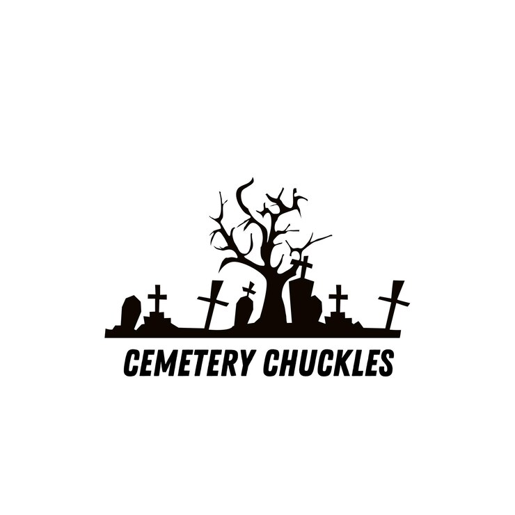 Photo le cimetière rigole citation drôle d'halloween