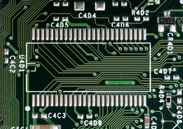 Circuit électronique informatique. Utiliser pour le fond ou la texture