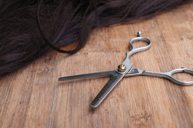 Ciseaux de coiffeur coupe de cheveux