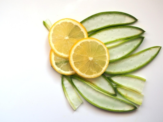 Citron et aloe vera