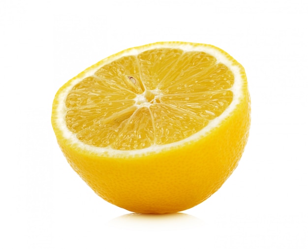 Citron sur blanc