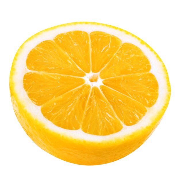 Citron sur fond blanc