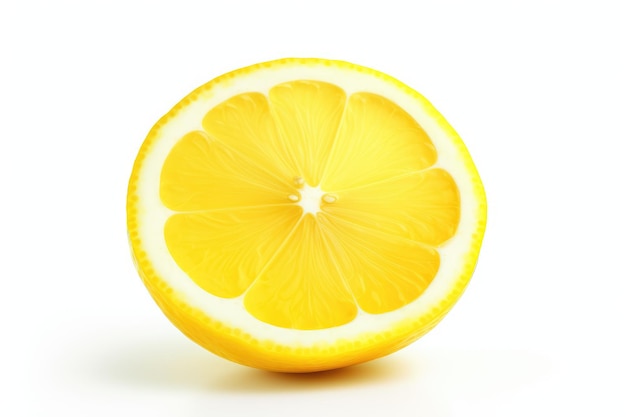 Citron frais isolé sur un fond blanc