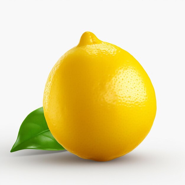 Citron frais isolé