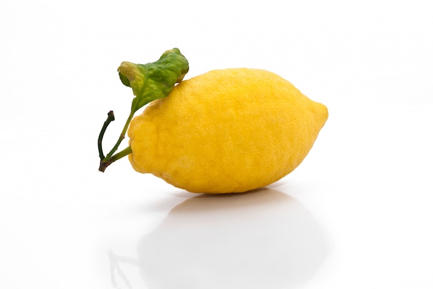 Citron frais sicilien jaune