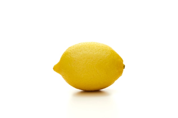 Citron, isolé, blanc