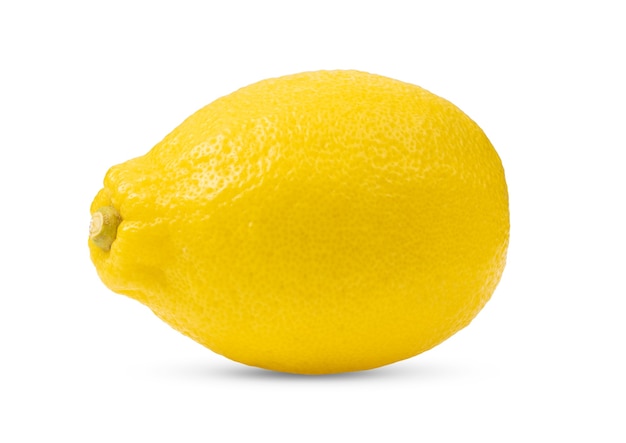 Citron isolé sur fond blanc