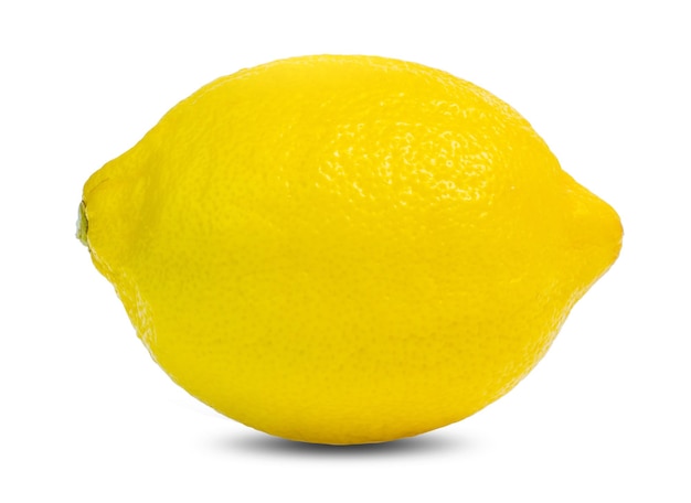 Citron isolé sur fond blanc