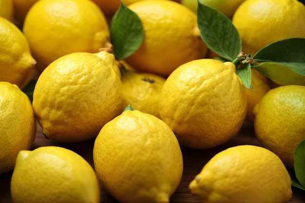 Citron jaune frais