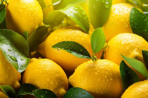 Le citron lumineux et ensoleillé débordant de fraîcheur Meilleure photographie d'image de citron