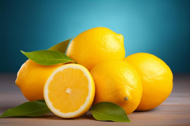 Citron mûr isolé sur fond blanc Meilleure photographie d'image de citron
