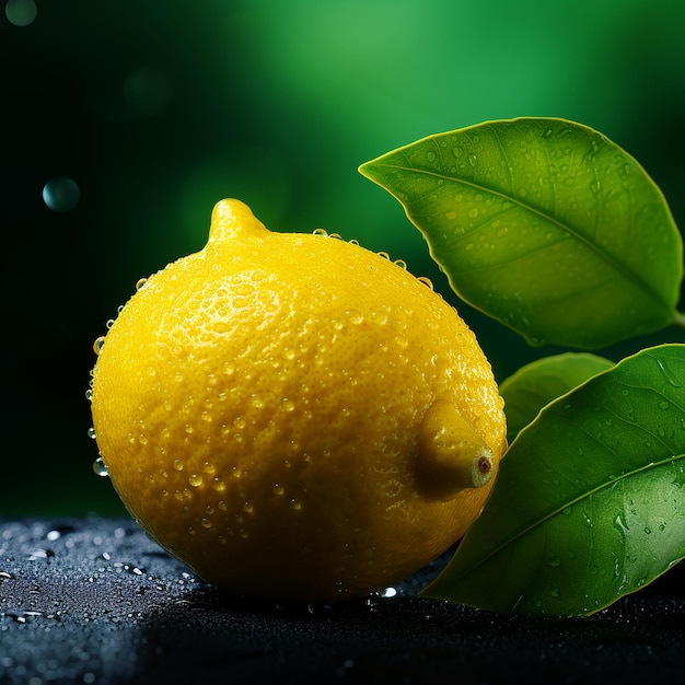 Le citron numérique ultra-réaliste