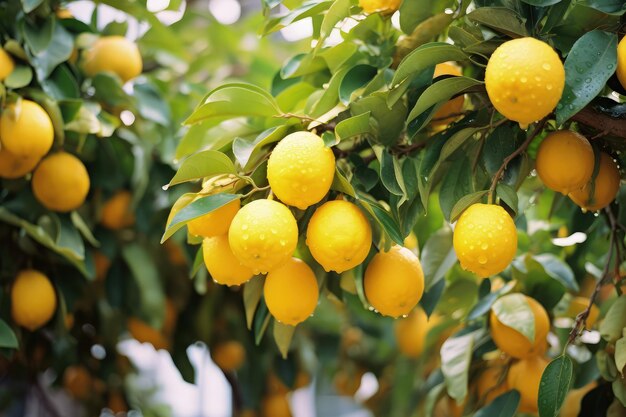 Citrons dans l'arbre