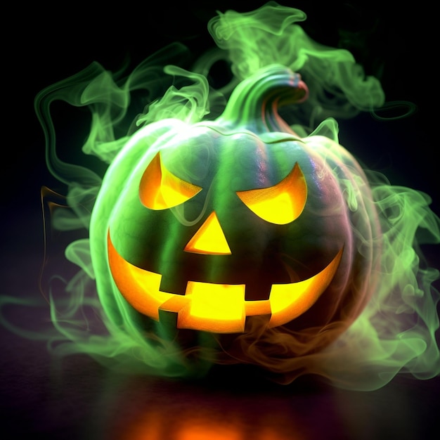 Citrouille d'Halloween effrayante de Jack O Lantern