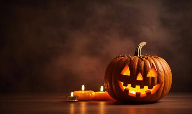 Citrouille d'Halloween effrayante de Jack O Lantern