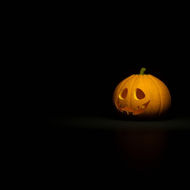 Citrouille d'Halloween. Fond d'halloween