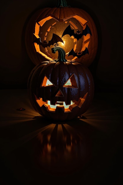 La citrouille d'Halloween