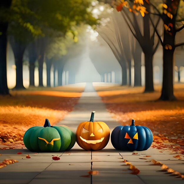 Citrouilles d&#39;Halloween