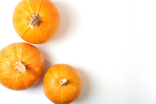 Citrouilles orange closeup fond d'action de grâces fond d'automne