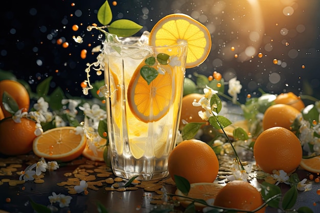 Citrus Blast Une célébration rafraîchissante de la fraîcheur avec des cocktails générés par AI
