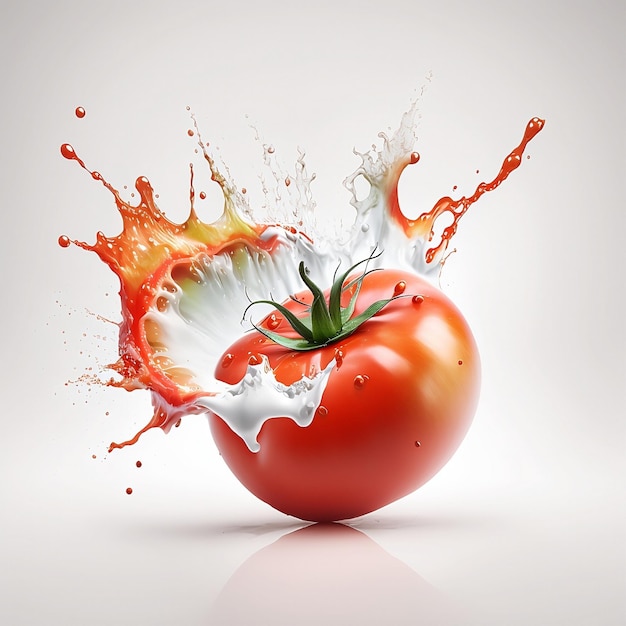Éclaboussure de tomate