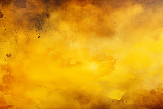 Éclaboussures de soleil fond jaune aquarelle