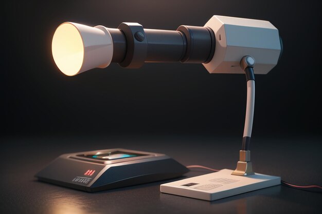 Éclairage lampe de table veilleuse forme créative minimaliste HD photographie fond d'écran