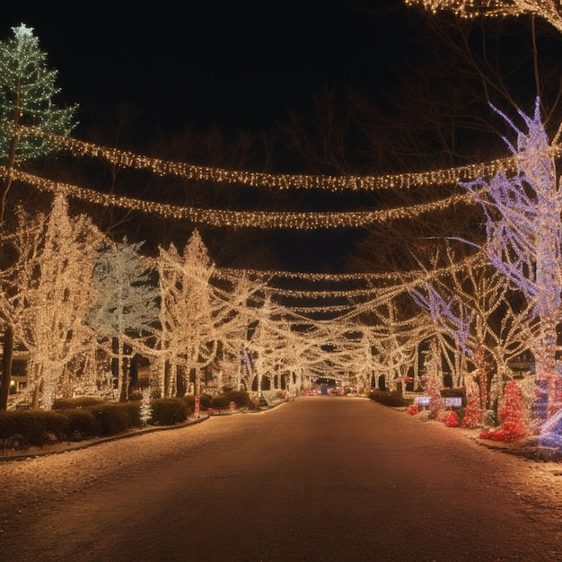 Éclairage de Noël