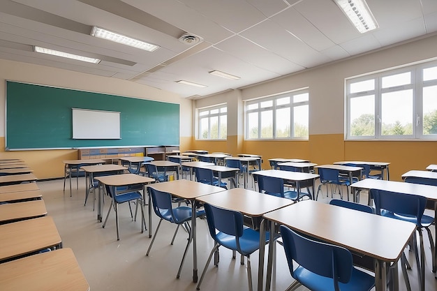 La classe de l'école moderne personne à l'intérieur