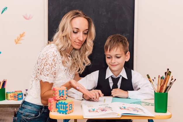 Classe d'école primaire