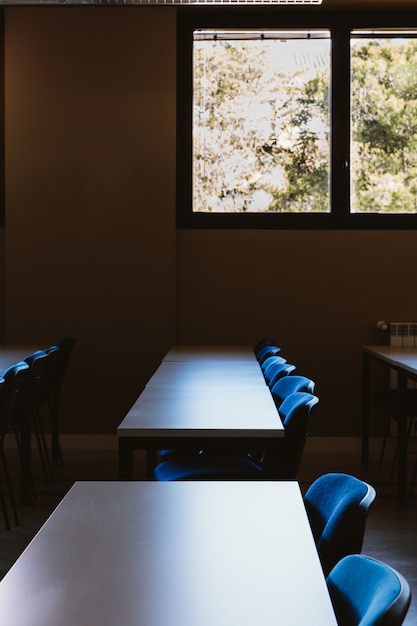 Classe vide à l&#39;université d&#39;éducation