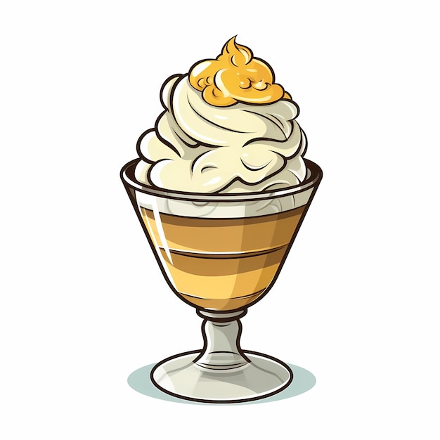 Photo classification du dessin animé sundae delight single ice cream sundae