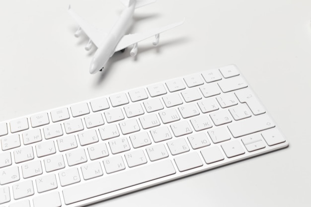 Clavier d'avion et d'ordinateur portable