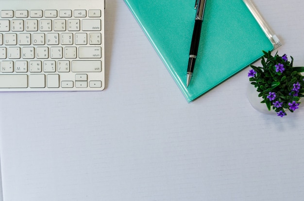 Clavier et cahier