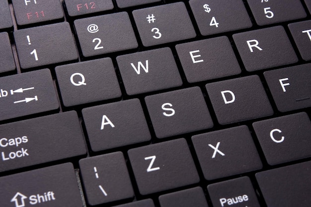 Clavier d'ordinateur noir