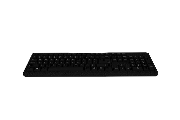 clavier d'ordinateur réaliste de rendu 3d