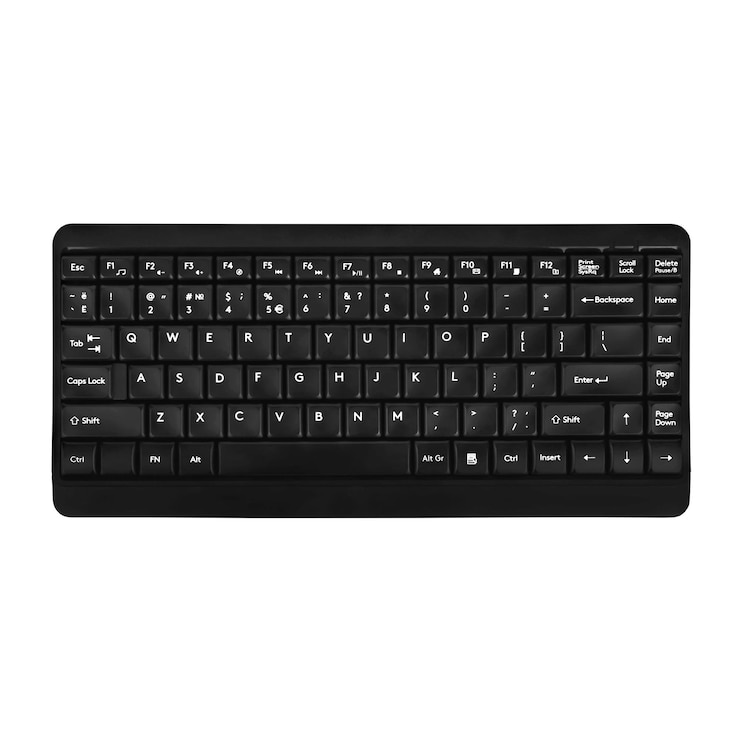 Photo clavier sans fil noir pour isoler l'ordinateur