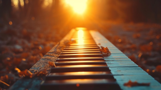 Un clavier transformé en un chemin surréaliste de découverte musicale